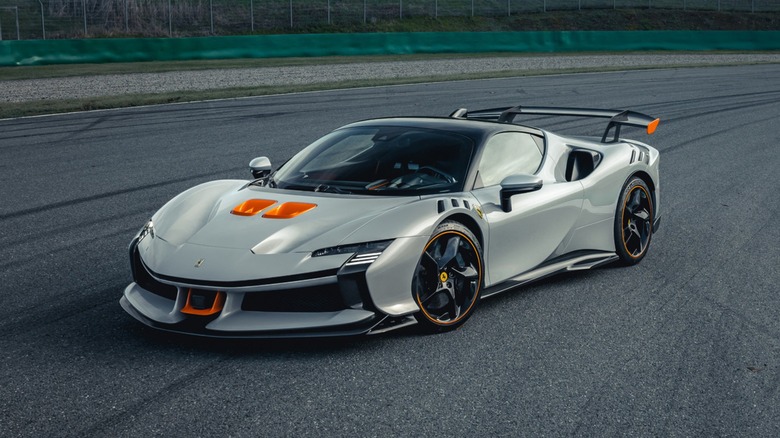 Ferrari SF90 Stradale on road
