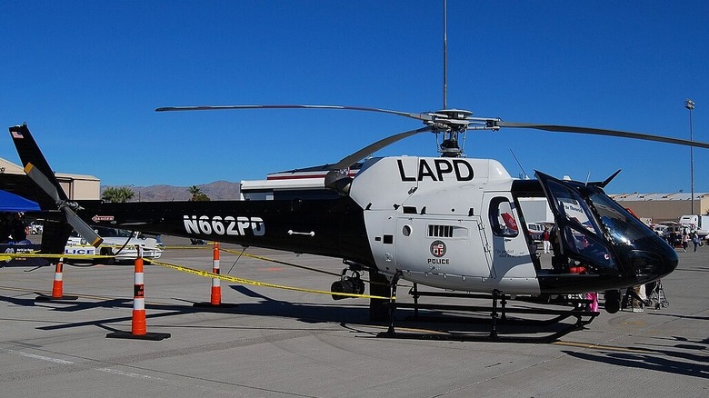 Airbus H125 LAPD police helicopter