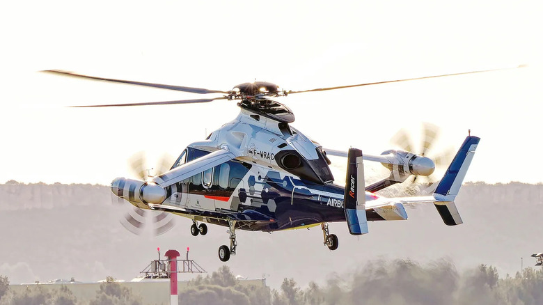 Airbus Racer helicopter rear three quarter view
