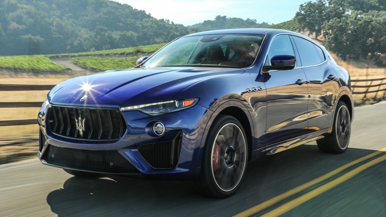 Maserati Levante Trofeo at speed