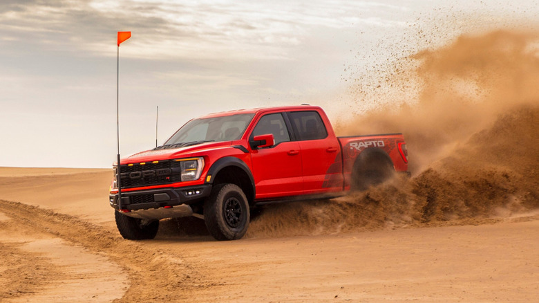 Ford F-150 Raptor R in the dunes