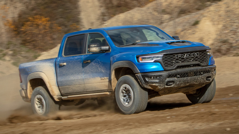 Ram 1500 RHO on a dirt course
