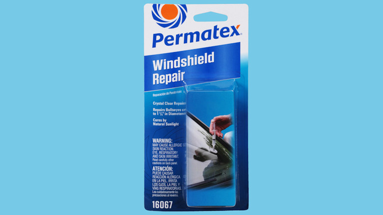 Windshield repair kit