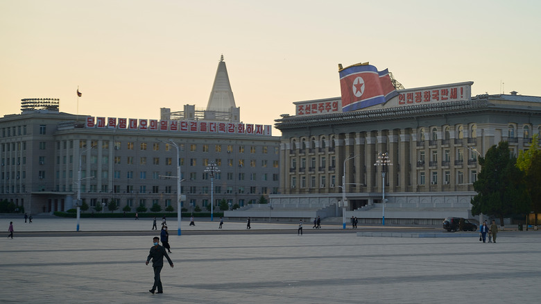 Square in Pyongyang, North Korea