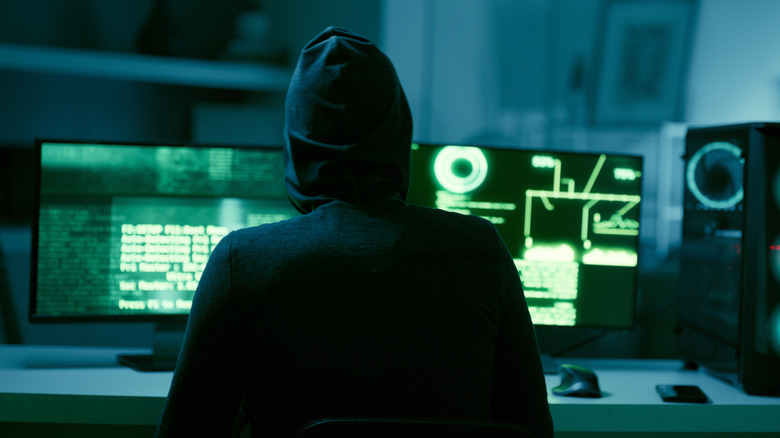 hacker internet spyware malware virus