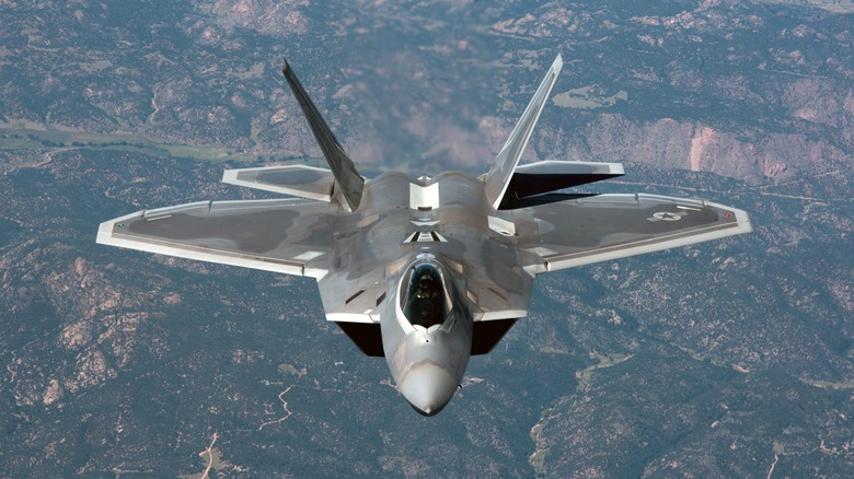 Top of a F-22 Raptor