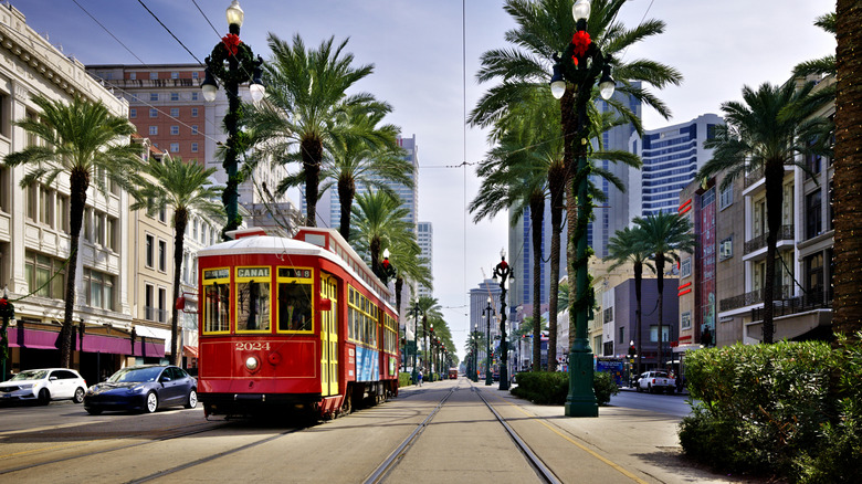 Canal Street in New Orleans, Louisiana