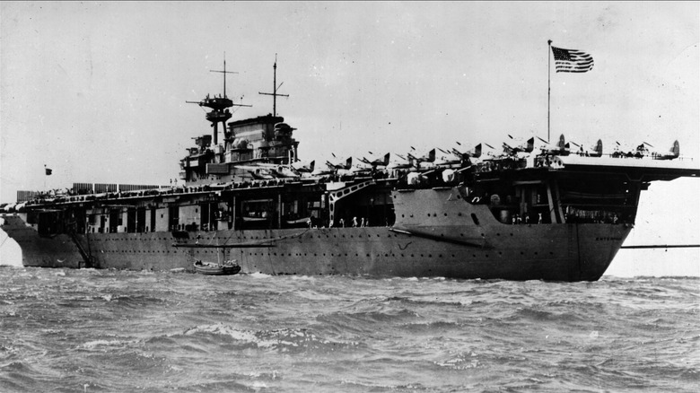 USS Enterprise at sea