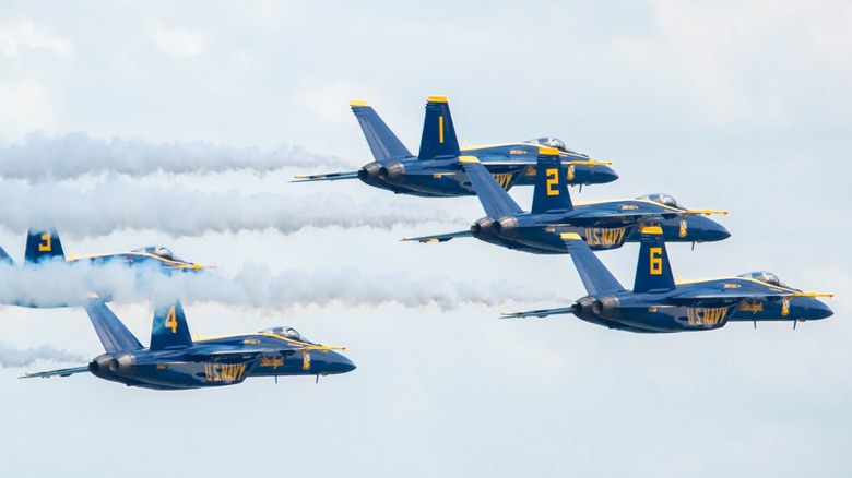 U.S. Navy Blue Angels F/A-18 Super Hornets