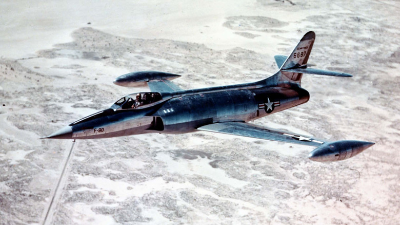 Lockheed XF-90 in flight