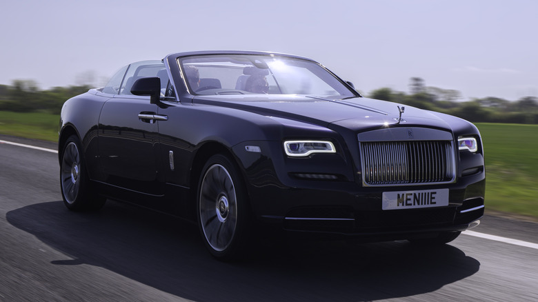 Rolls-Royce Dawn on the road