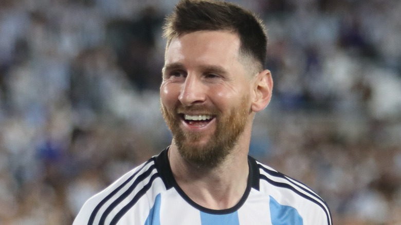 Lionel Messi after winning the 2023 World Cup