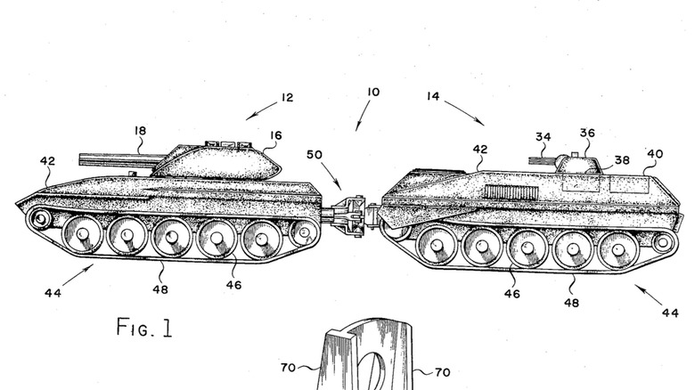 lockheed/forsythe tank articulated vehicle patent