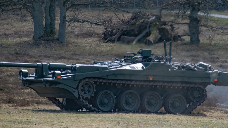 stridsvagn 103 demonstration