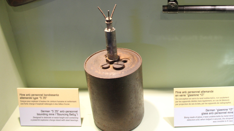 German S Mine "Bouncing Betty" landmine