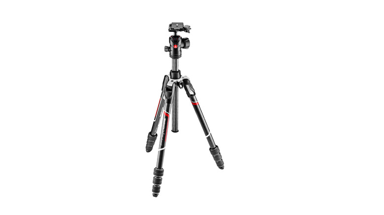 Manfrotto Befree Advanced Carbon Fiber Travel Tripod open