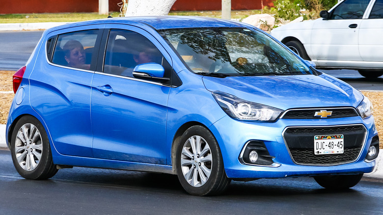 Chevrolet Spark blue