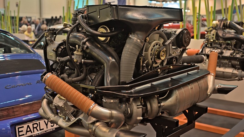 Porsche turbocharged engine