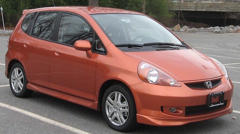 Orange 2007-2008 Honda Fit