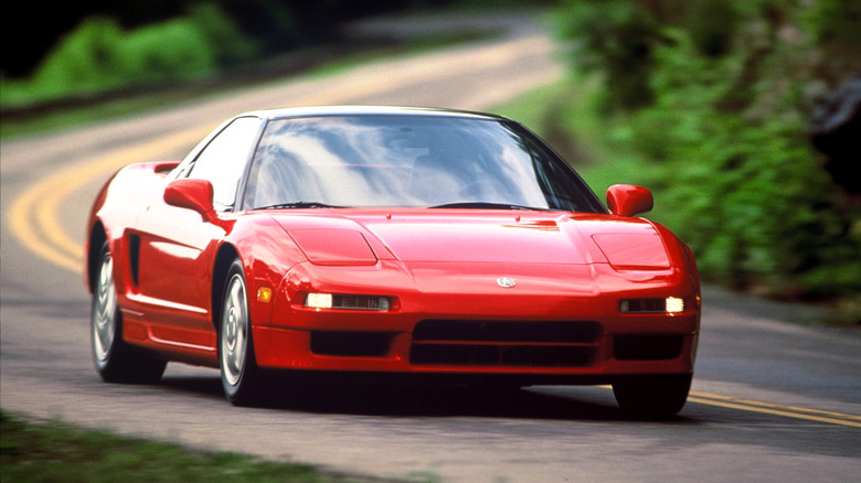 1993 Acura NSX on the road