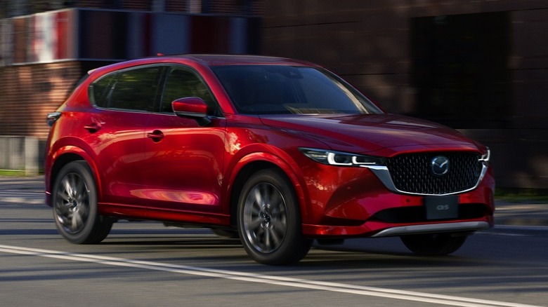 Mazda CX-5 on the road