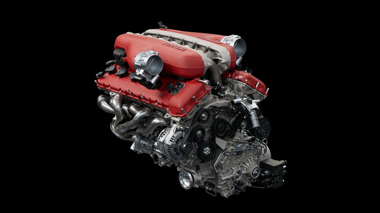 Ferrari F140 V12 studio shot