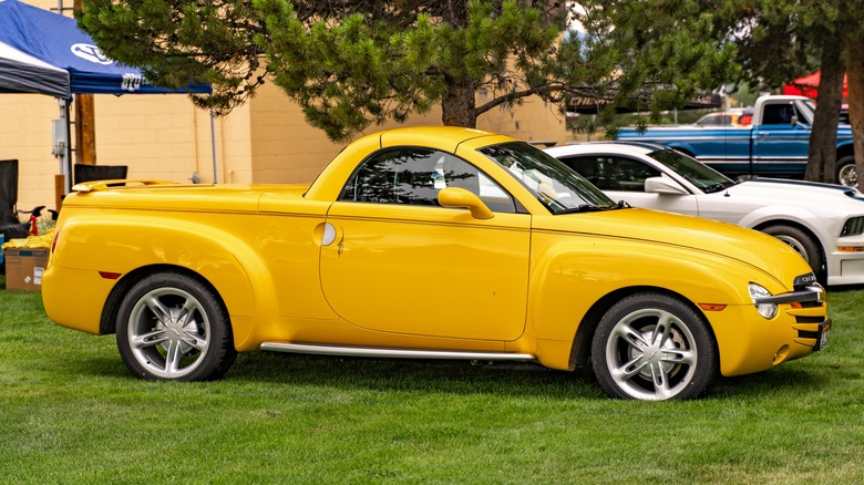 Yellow Chevrolet SSR