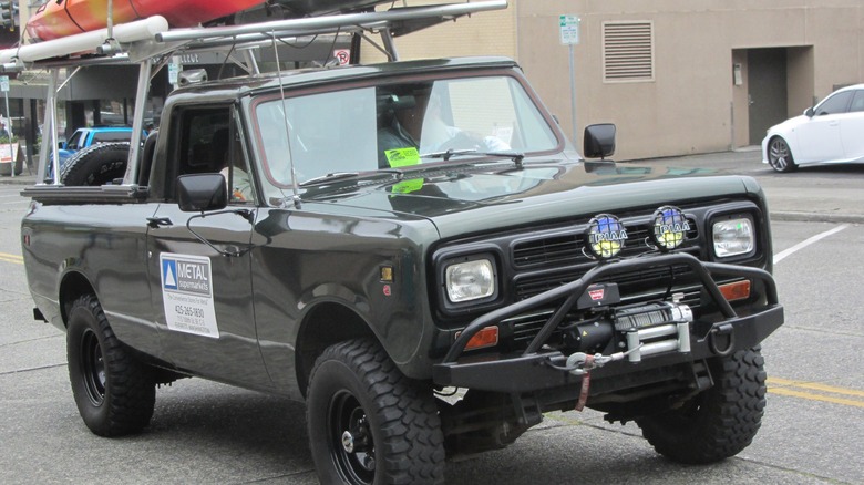 Black 1980 I-H Scout Terra