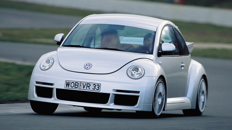 Volkswagen Beetle RSi on track