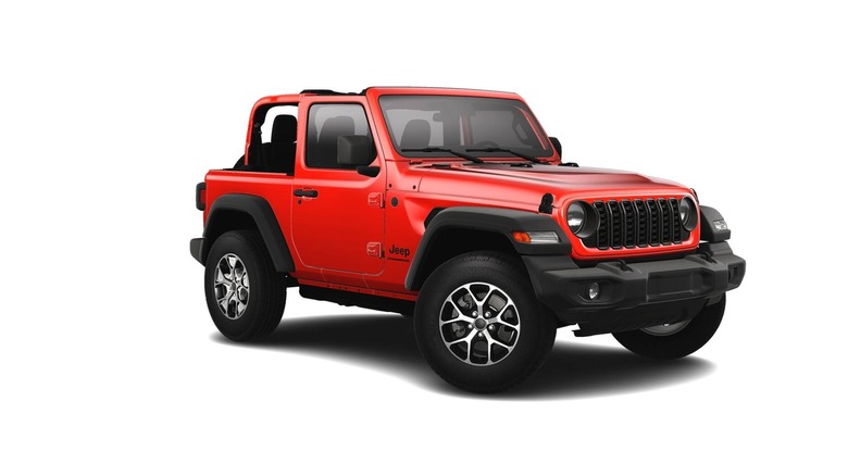 2025 Jeep Wrangler front 3/4