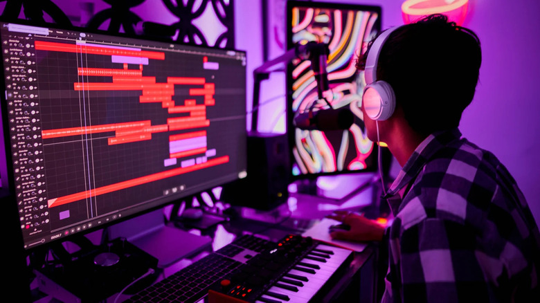 musician using Soundtrap