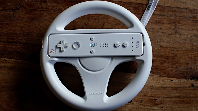 Steering wheel for Wii