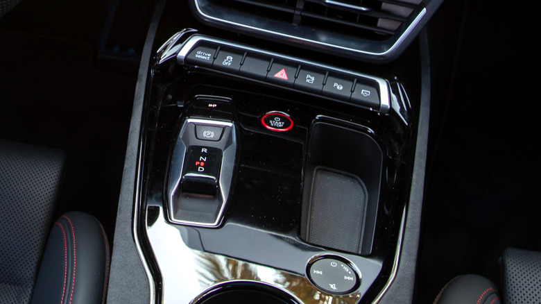 Audi E Tron GT gear toggle