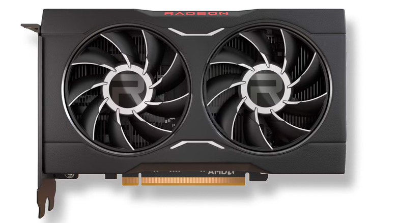 A product image of the AMD Radeon RX 6500 XT