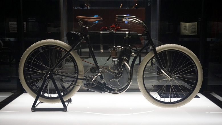 Harley Davidson Model No 1 in a museum