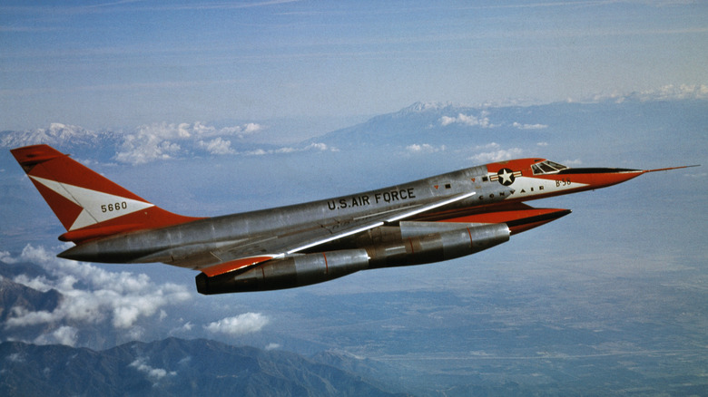 Convair YB-60 Bomber in flight