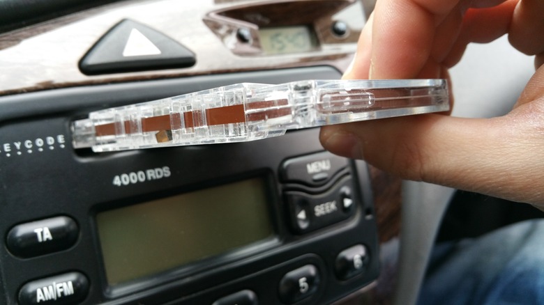 Car cassette player