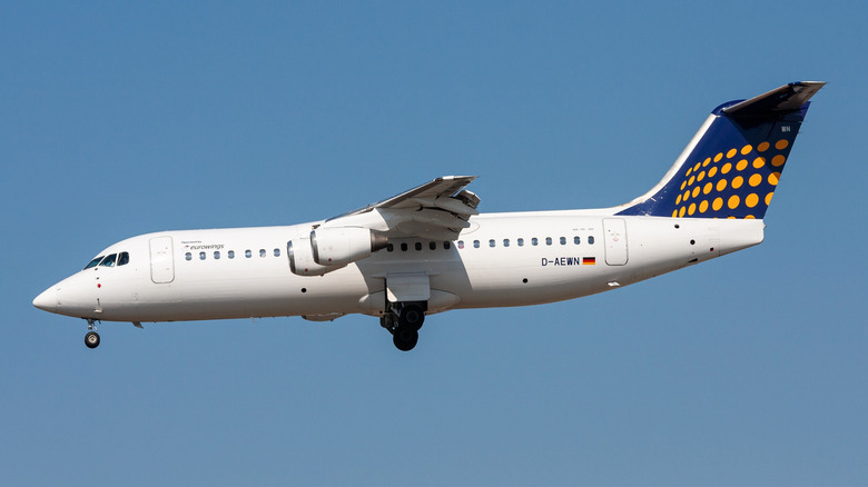 German Eurowings British Aerospace 146 at Frankfurt International Airport