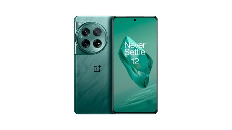 OnePlus 12 smarpthone in green