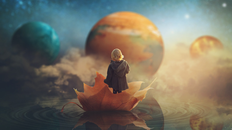 traveling through space
