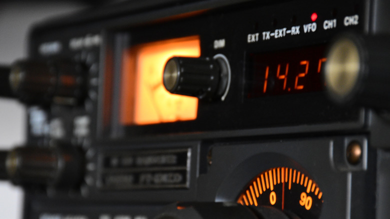 Ham radio closeup