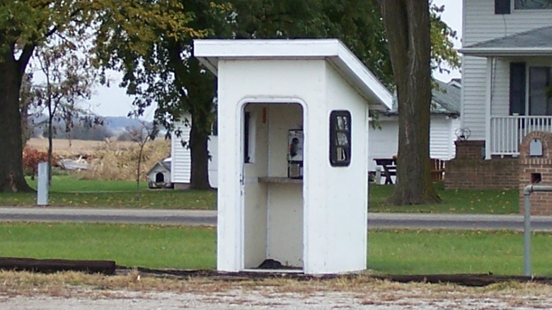 Amish phone booth