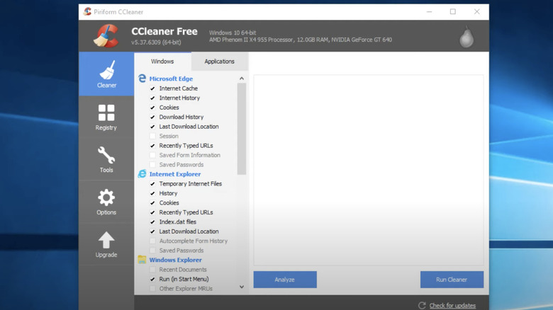 CCleaner demonstration