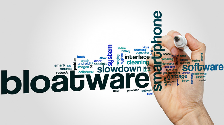 Bloatware visualization
