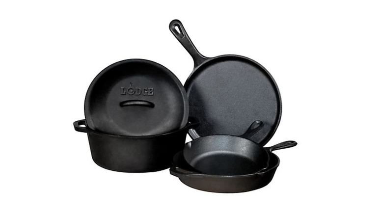 Lodge Cast Iron 5 pc. Cast Iron Cookware Set