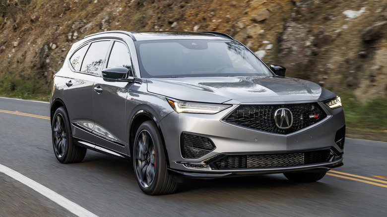 Acura MDX Type S on mountain road
