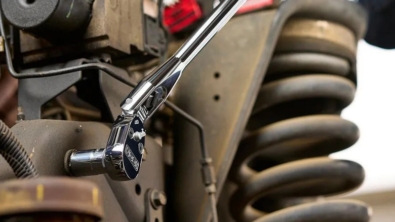 Closup of an Icon G2 26 inch flex ratchet