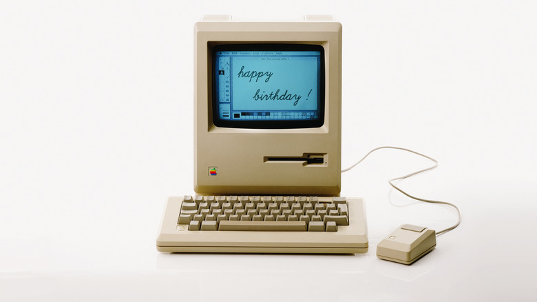 The first Macintosh computer