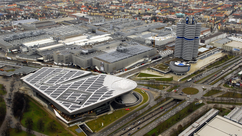 The BMW factory in Munich