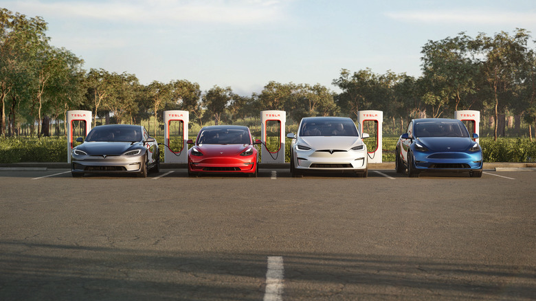 Charging Tesla Cars